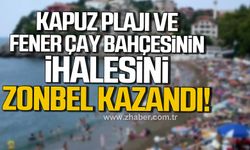 Kapuz Halk Plajı ve Fener Çay Bahçesi ihalesini ZONBEL kazandı!