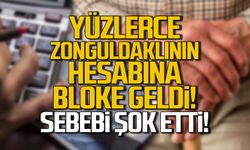 Yüzlerce Zonguldaklının hesabına bloke geldi! Sebebi şok etti!