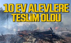 Kastamonu'da 10 ev alevlere teslim oldu! Ekipler seferber oldu!