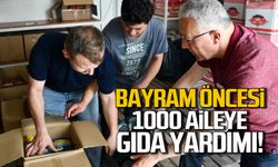 Bayram öncesi 1000 aileye gıda yardımı!