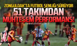 Zonguldak’ta futbol şenliği sürüyor… 51 takımdan muhteşem performans!