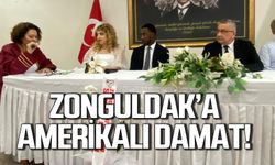 Zonguldak'a Amerikalı damat!