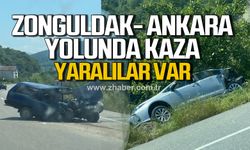 Zonguldak- Ankara yolunda kaza! Yaralılar var!