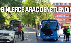 Zonguldak'ta binlerce araç denetlendi!