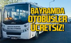 Zonguldak'ta otobüsler bayramda ücretsiz!