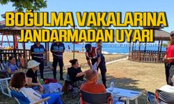 Zonguldak'ta jandarma ekipleri vatandaşları boğulma vakalarına karşı uyardı!