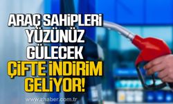 Araç sahipleri yüzünüz gülecek! Akaryakıtta çifte indirim!