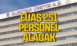 Elektrik Üretim Aş. Genel Müdürlüğü 251 personel alacak!