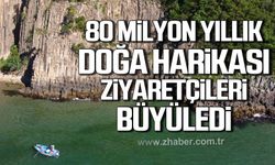 Bartın’da 80 milyon yıllık doğa harikası lav sütunları ziyaretçileri büyüledi!