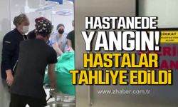 ZBEÜ Hastanesinde olay! Hastalar tahliye edildi!