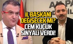 Ak Parti İl Başkanı değişecek mi? Cem Küçük sinyali verdi!