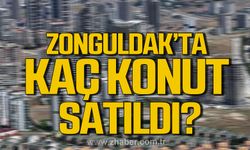 TÜİK açıkladı! Zonguldak’ta Mayıs ayında kaç konut satıldı?