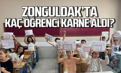 Zonguldak’ta 90 bin 660 öğrenci karne sevinci yaşandı.