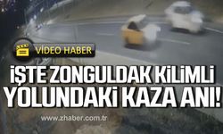 İşte Zonguldak Kilimli yolundaki kaza anı!