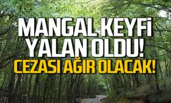 Ormana girmek yasak! Mangal keyfi yalan oldu!