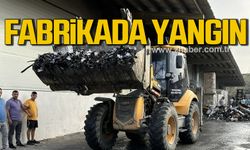 Çaycuma'da mobilya fabrikasında yangın!