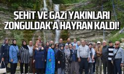 Şehit ve gazi yakınları Zonguldak'a hayran kaldı