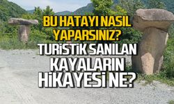 Bu hayatı nasıl yaparsınız? Turistik diye tanıtılan kayaların hikayesi ne?