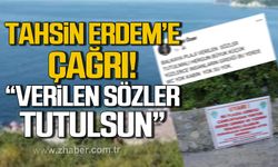 Zonguldak'ta vatandaşlar Tahsin Erdem'e seslendi! "Verilen sözler tutulsun"