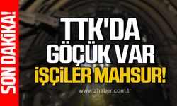 Zonguldak TTK maden ocağında göçük var!