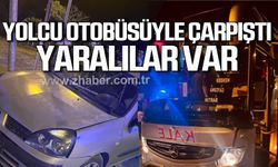 Zonguldak’ta otomobil ve yolcu otobüsü çarpıştı! Yaralılar var!