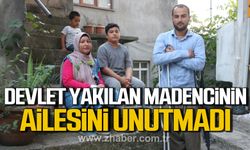 Zonguldak Valiliği yakılan madenci Vezir Mohammed Nourtani'nin ailesini unutmadı!