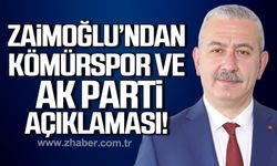 Osman Zaimoğlu'ndan Zonguldak Kömürspor ve Ak Parti açıklaması!