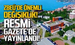 ZBEÜ'de değişiklik! Resmi Gazete'de yayınlandı!