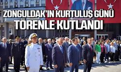 Zonguldak'ın kurtuluş yıldönümü törenle kutlandı!