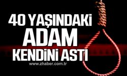 Bartın'da 40 yaşındaki Hüseyin Turan kendini astı!