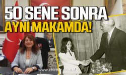 Berran Aydan 50 sene sonra aynı makamda!