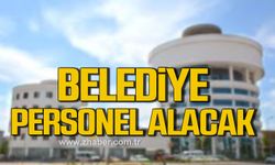 Çaycuma Belediyesi personel alacak!