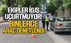 Zonguldak'ta ekipler kuş uçurtmuyor! Binlerce araç denetlendi!