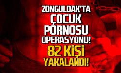 Zonguldak'ta çocuk pornosu operasyonu! 82 kişi yakalandı!