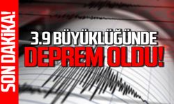 Karadeniz'de 3.9 büyüklüğünde deprem!