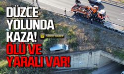 Düzce yolunda kaza! Ölü ve yaralılar var!