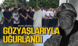 Zonguldak'ta maden işçisi Mustafa Kuru dualarla uğurlandı!