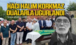 Hacı Halim Korkmaz dualarla uğurlandı!