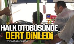 Altuğ Dökmeci halk otobüsünde dert dinledi!