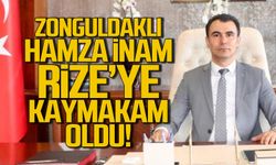 Zonguldaklı Hamza İnam Rize'ye kaymakam oldu!