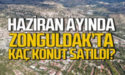 Haziran ayında Zongulda'ta kaç konut satıldı?