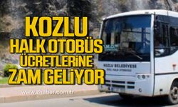 Kozlu halk otobüs ücretlerine zam geliyor!