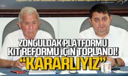 Zonguldak Platformu KİT reformu için toplandı!