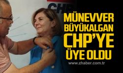 Münevver Büyükalgan CHP Ereğli İlçe Örgütüne üye oldu!