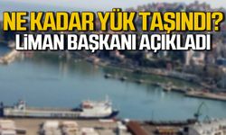 Zonguldak'ta ne kadar yük taşındı?