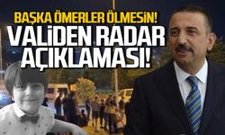 Başkaları ölmesin! Zonguldak Valisi'nden radar açıklaması!