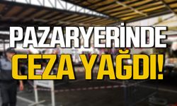 Ereğli'de pazaryerinde 3 esnafa tezgah kapatma cezası verildi!