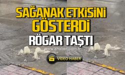 Zonguldak’ta sağanak etkisini gösterdi! Rögar taştı!