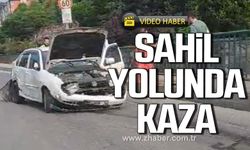 Zonguldak- Kozlu sahil yolunda kaza!