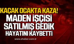 Zonguldak'ta kaçak ocakta göçük!